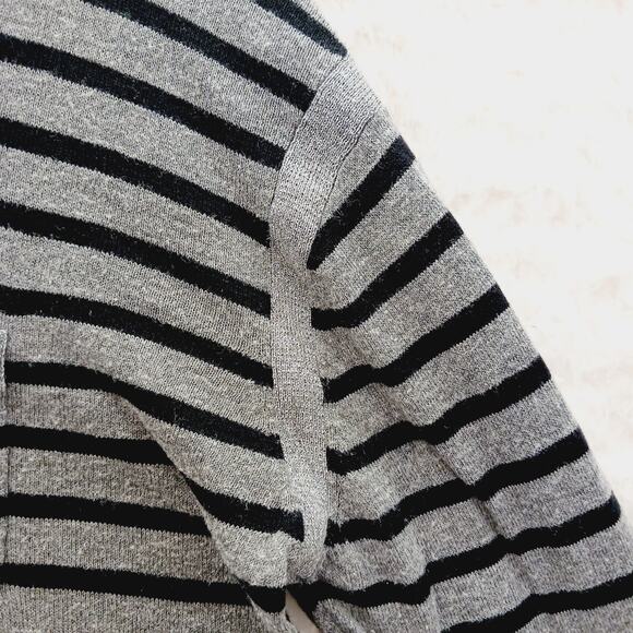 Sweater Women Size M Chiffon Hem Metallic Whimsycore Officecore Calvin Klein - Picture 8 of 16